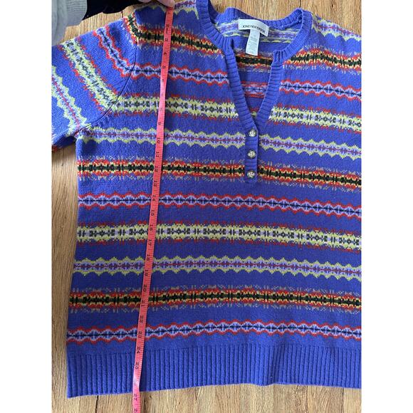 Jones New York Sport 100% Lambswool Cardigan Sweater Size XLarge - Picture 5 of 6